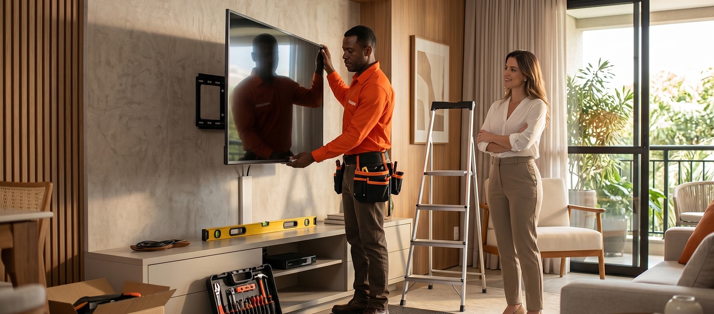 Fixação de Suporte de TV (55 a 71 polegadas)