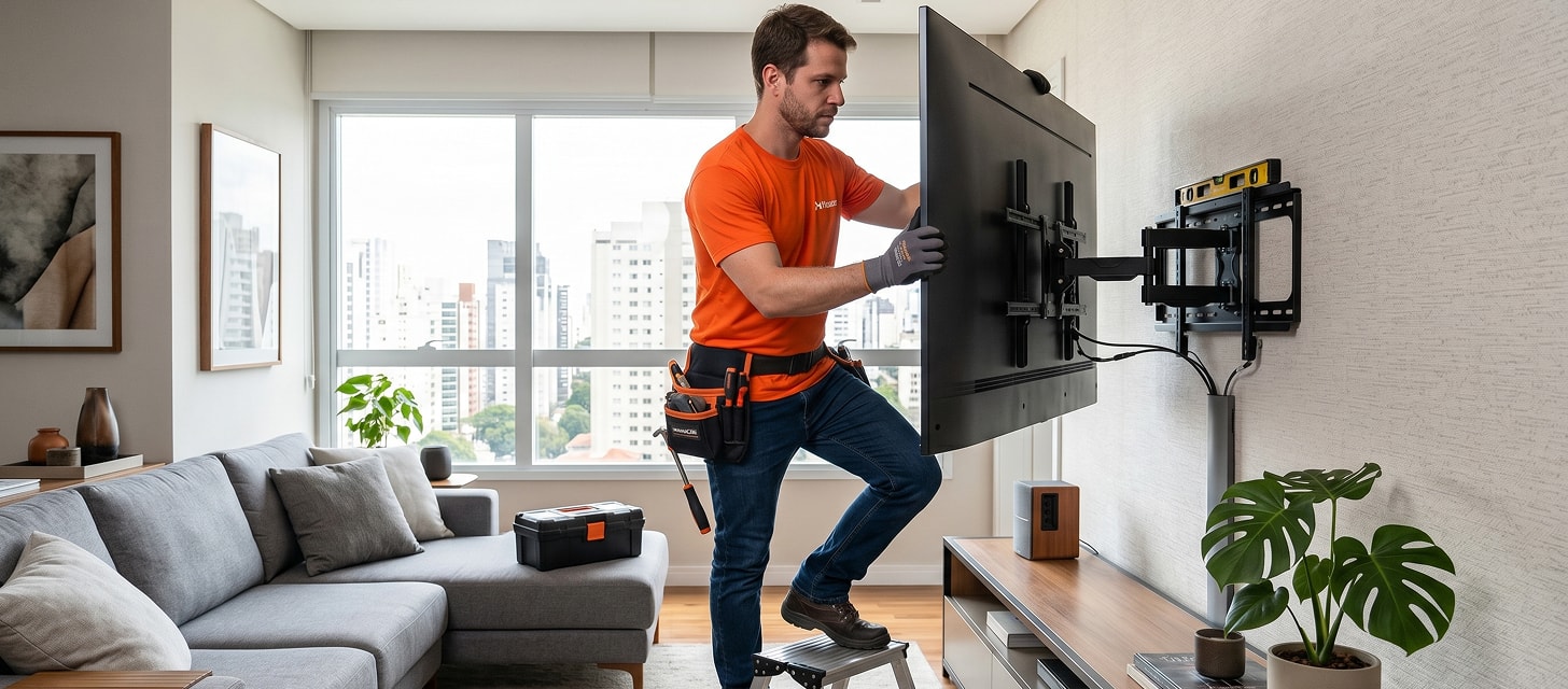 Fixação de Suporte de TV (72 a 85 polegadas)